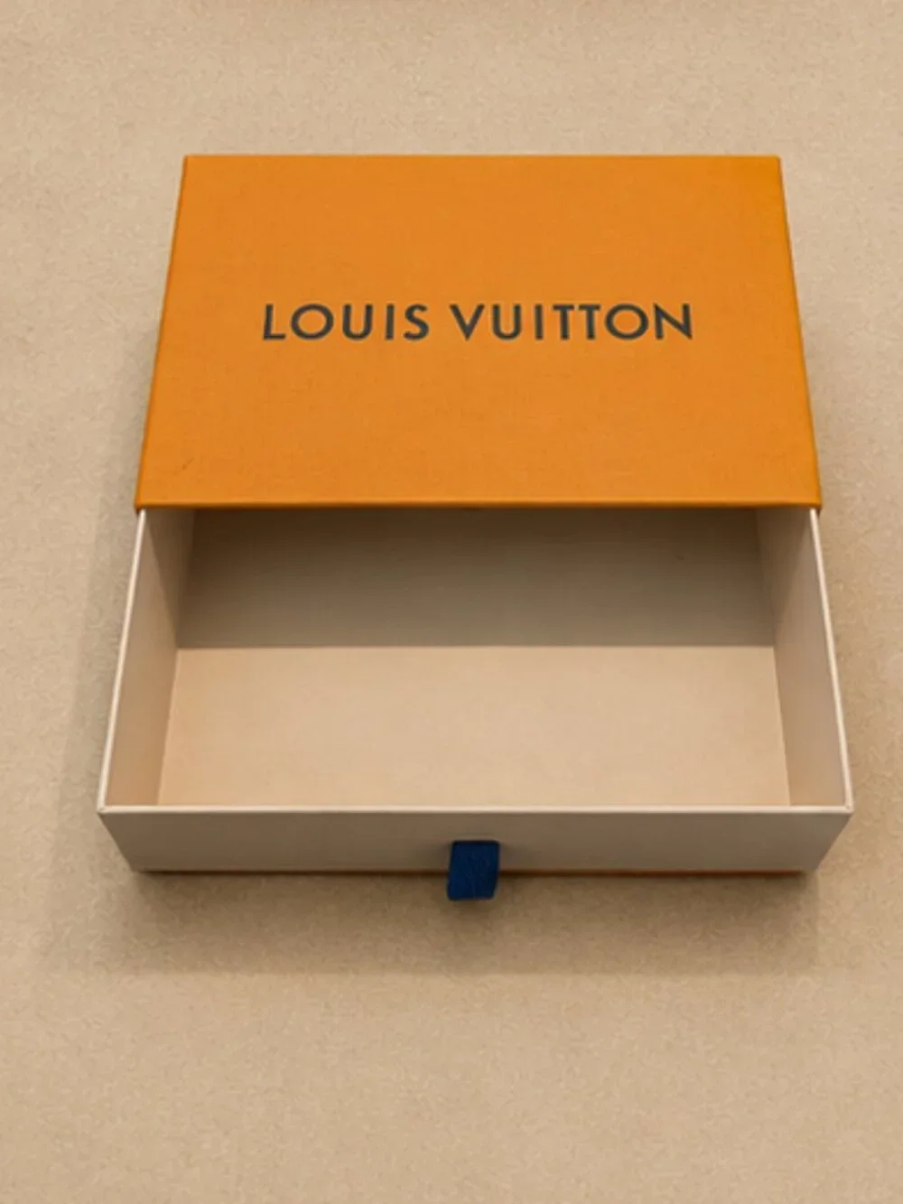 Louis Vuitton Empty Orange Drawer Box